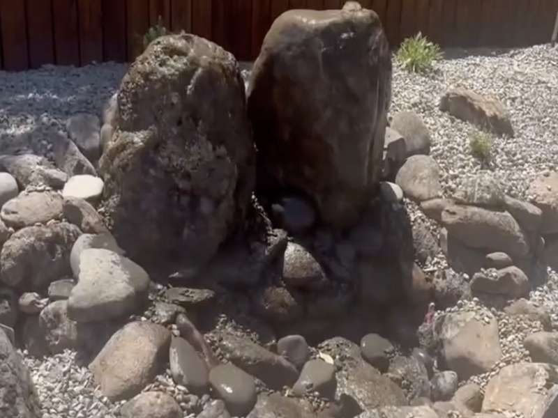Rock and stone water features
